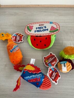 BARK Plush Dog Toys (4)